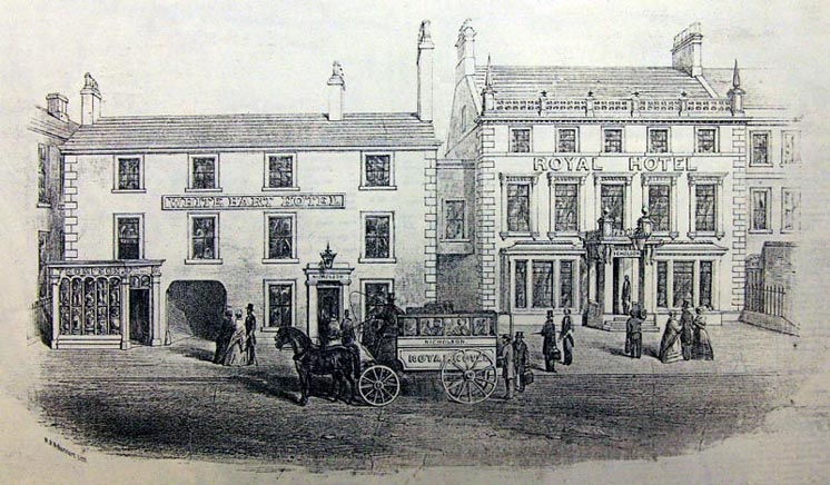 White Hart Hotel, Carlisle, circa 1830